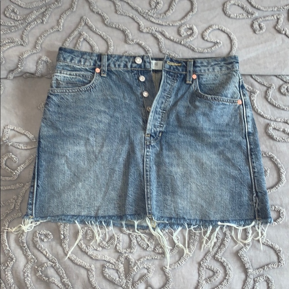 Free people Denim skirt